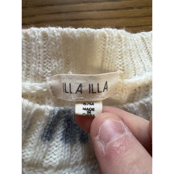 Illa Illa Women Size S/M Knit Tie Dye Sweater Colorful Boho Cottagecore Hippie - Picture 3 of 10